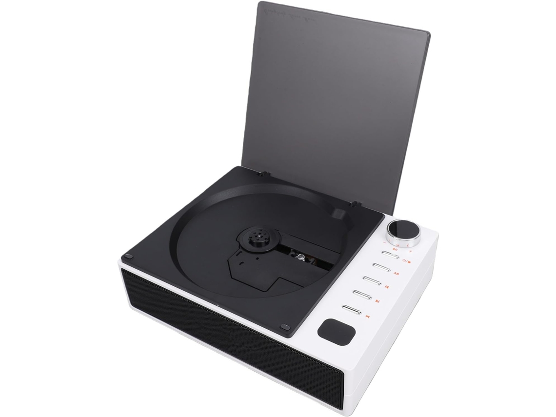 Leitor Cd Portátil Licaevey, Com Bluetooth, Controle Remoto, Rádio Fm, Bateria De 2600 Mah Para Casa