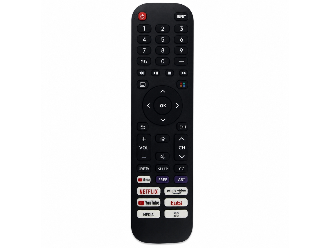 Comando À Distância Para Tv Compatível Com Hisense En2c30h, Sem Configuração