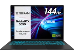Portátil Gaming ASUS V16-5050A (Intel Core 7 240H - NVIDIA GeForce RTX 5050 - RAM: 32 GB - 1 TB SSD - 16'')