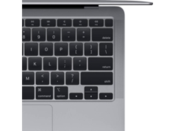 MacBook Air APPLE Cinzento sideral - Z124a (13.3'' - Apple M1 - RAM: 16 GB - 256 GB SSD - GPU 7-Core)