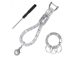 Novo Chaveiro De Cristal Para Carro Feminino, Acessórios Com Strass Brilhantes, Chaveiro Moderno Para Chaves De Carro, Presente Aquaforge