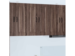 Vidaxl Painel De Lava-louça Kalmar 2 Unid. Carvalho Marrom