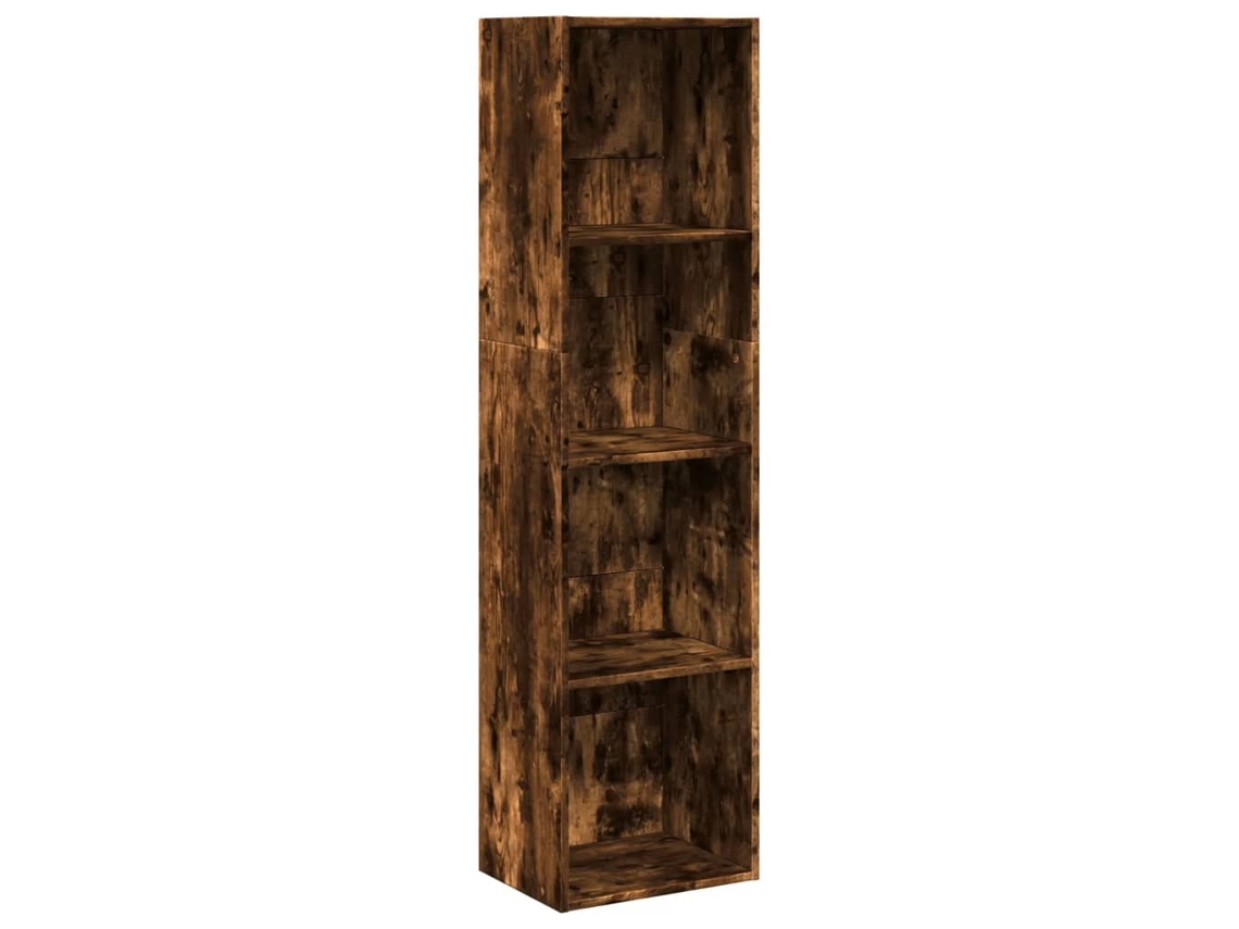 Bookcase, Bookcases Vidaxl Marrom Madeira Processada (n/a)