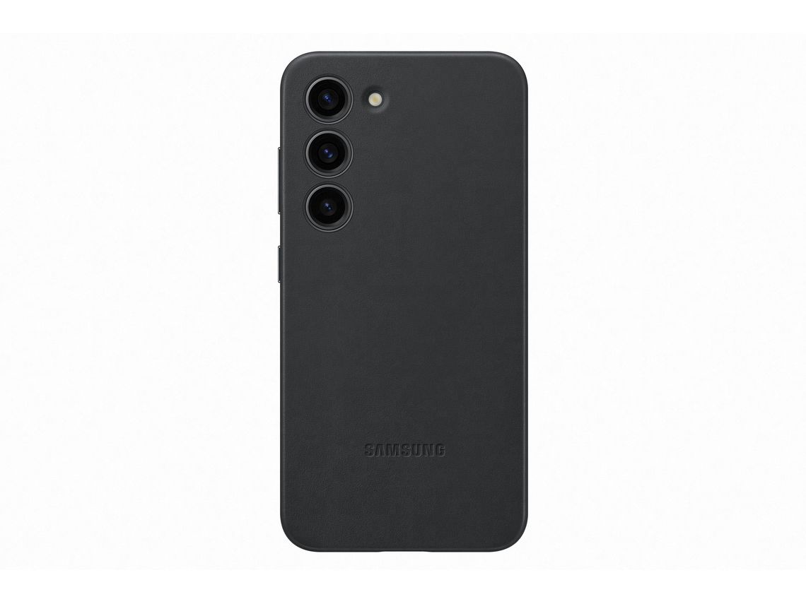 Capa de Pele SAMSUNG Galaxy S23 Preto