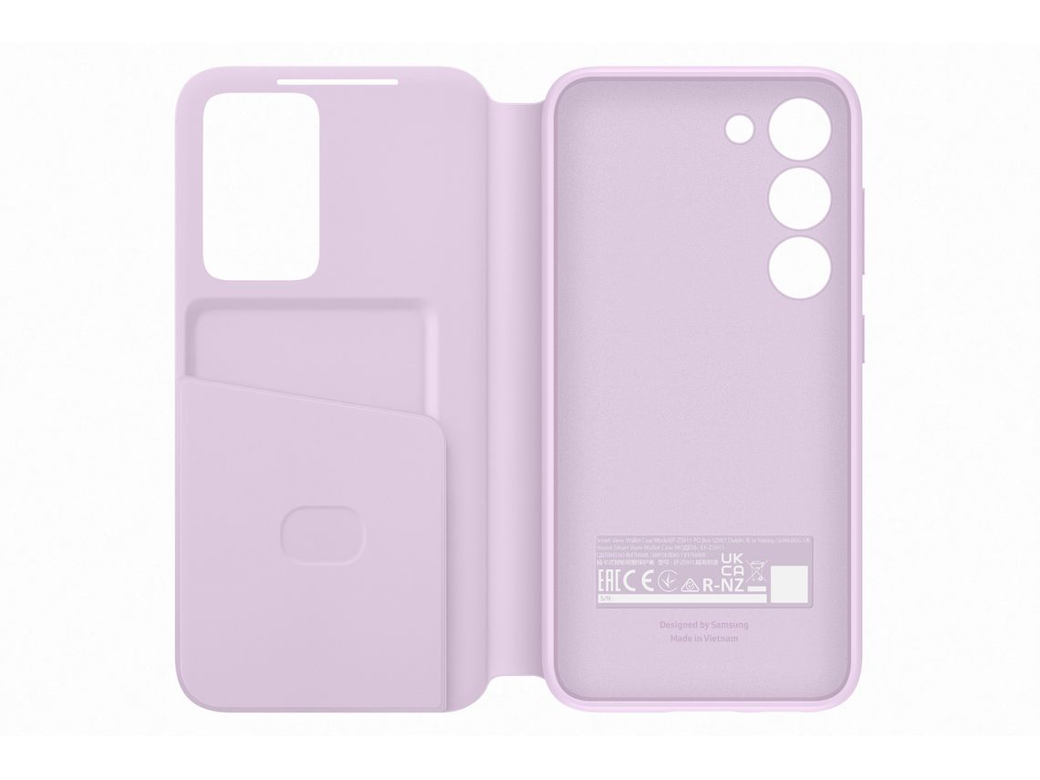 Capa SAMSUNG Galaxy S23 Clear View Roxo