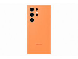 Capa Silicone SAMSUNG Galaxy S23+ Laranja