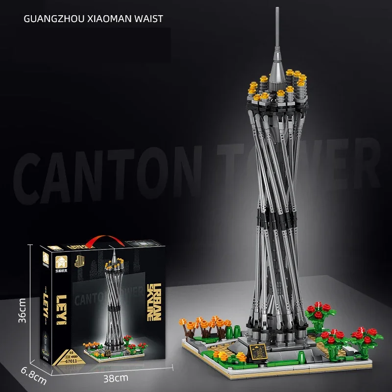(estilo 3) Conjunto De Blocos De Construção De Pontos Turísticos Famosos Do Mundo, Brinquedo Educativo Em Miniatura