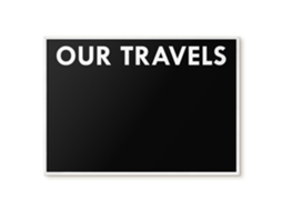 Magnetic Board Our Travels For The Living Room Espelharte (100x70 Cm)