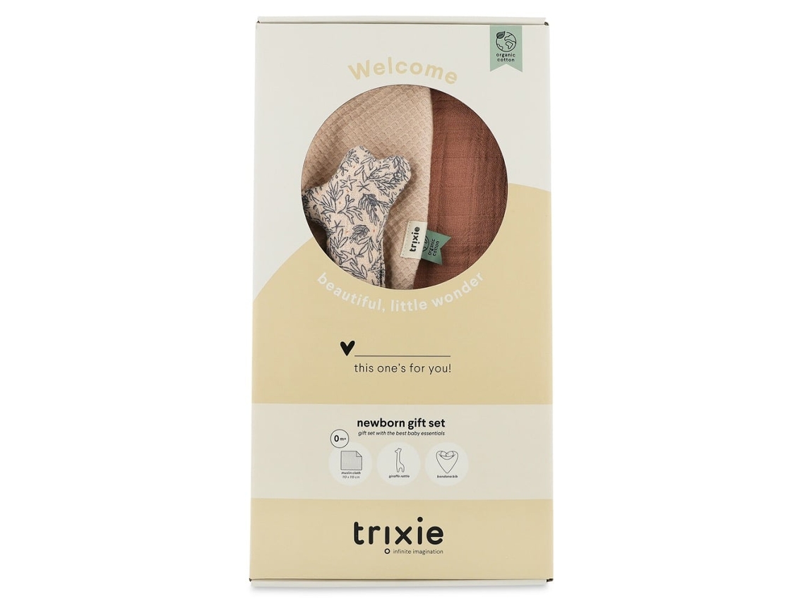 Conjunto Para Recém Nascido Trixie Baby Lindas Folhas Presente