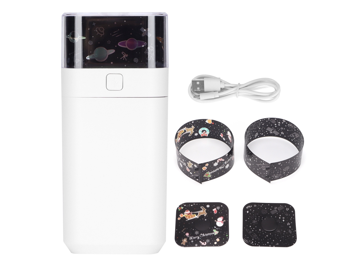 Umidificador Projetor (projeção Do Céu Estrelado, Umidificação Silenciosa) Projetor De Noite Estrelada Luz Noturna Led Natal 300ml