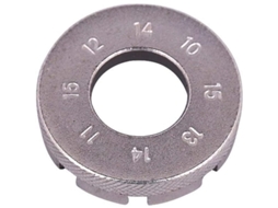 Chave De Parafuso De Raio Para Bicicleta De 6 Vias Com Ajuste De 10g A 15g Em Aço Inoxidável