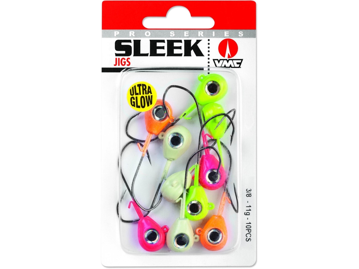 Gancho Vmc Sleek Jig Glow (x10)