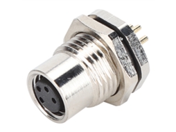 Laxiscreed Conector M8 4 Pinos À Prova D'água Para Aplicações Industriais