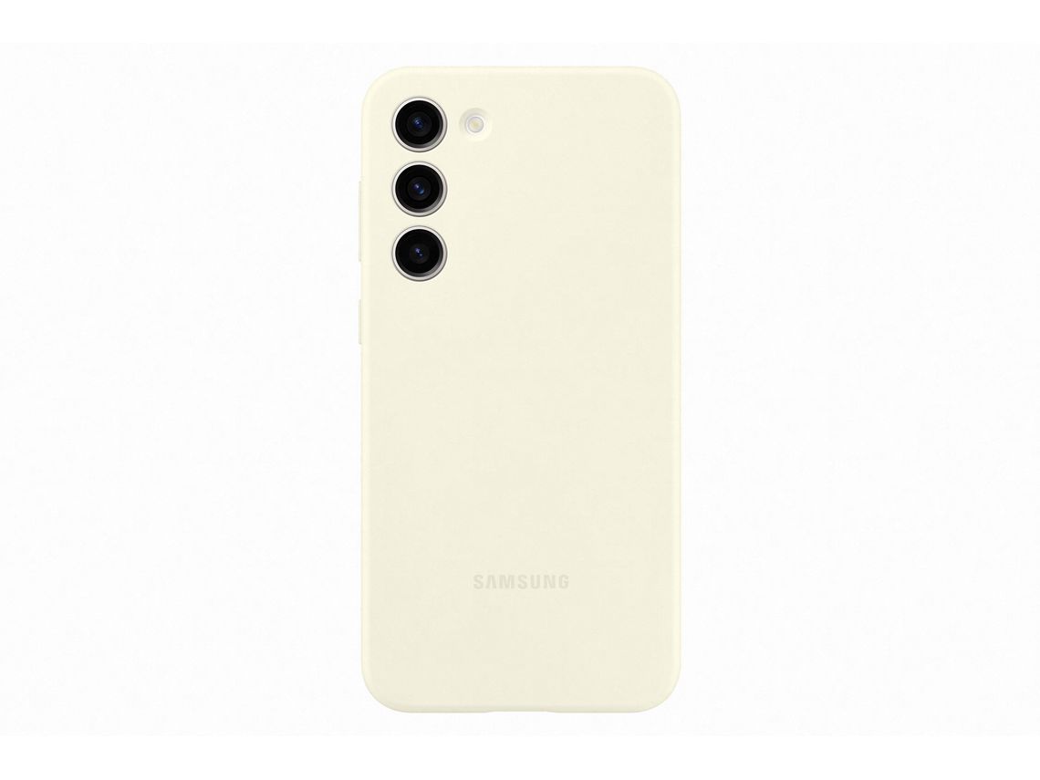 Capa Silicone SAMSUNG Galaxy S23+ Branco
