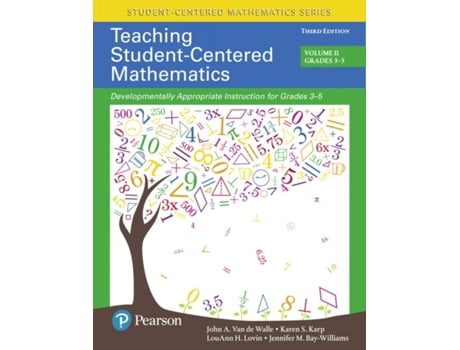 Livro teaching student-centered mathematics de john van de walle,karen karp,louann lovin,jennifer bay-williams (inglês)