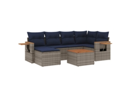 Garden Sofa Set, Garden Sofa Sets Vidaxl Cinzeto Rattan / Vime (n/a)