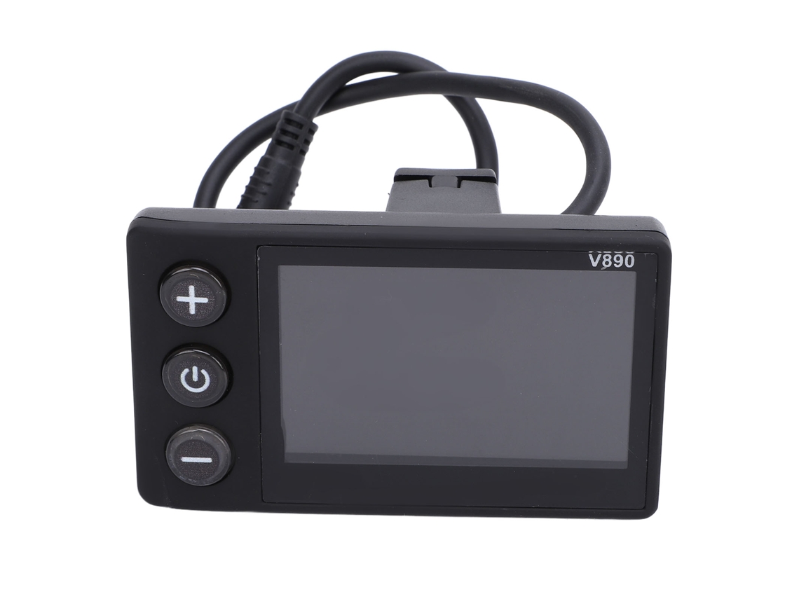 Tela LCD para bicicleta elétrica resistente à água, multifuncional, guidão 22.2mm, 24v 36v 48v 60v