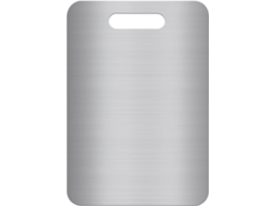 Tábua de Corte - Aço Inoxidável 304 - Dupla Face - Livre de BPA - 34 x 23 cm