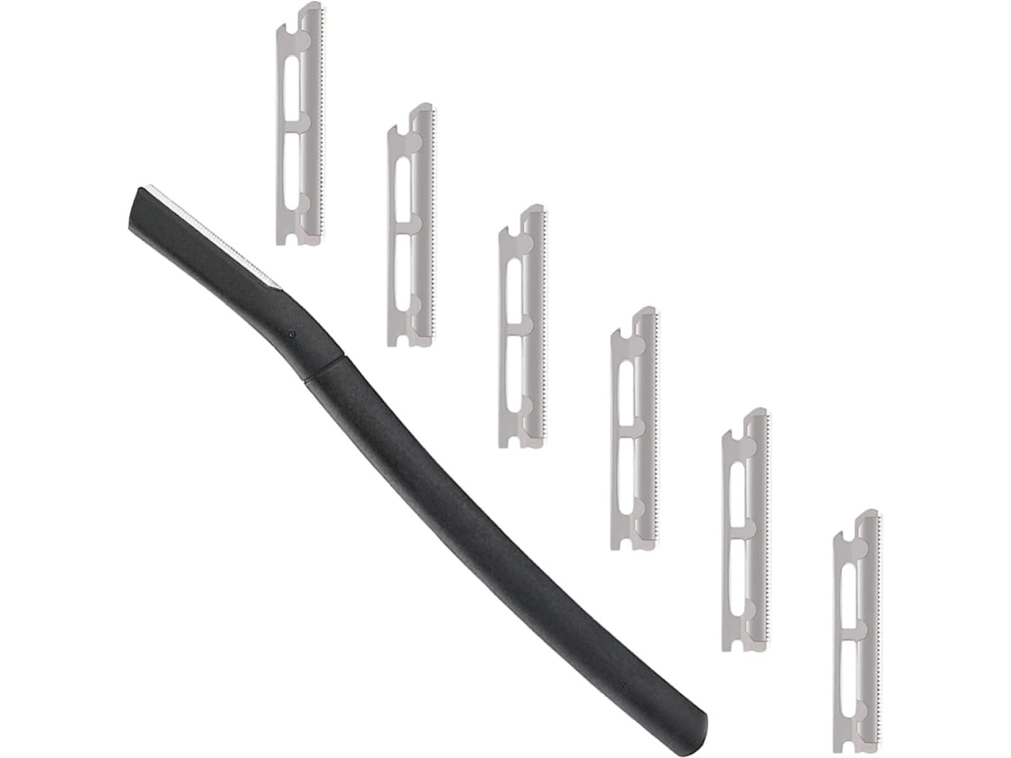 Vestuário Barbear Para Sobrancelhas e Rosto Feminino, Para Mulheres Negras, Com Chapa de Aço Substituível.