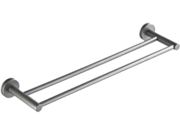 Suporte De Toalhas Duplo Cobre Para Parede, Prateleira De Banheiro 50cm