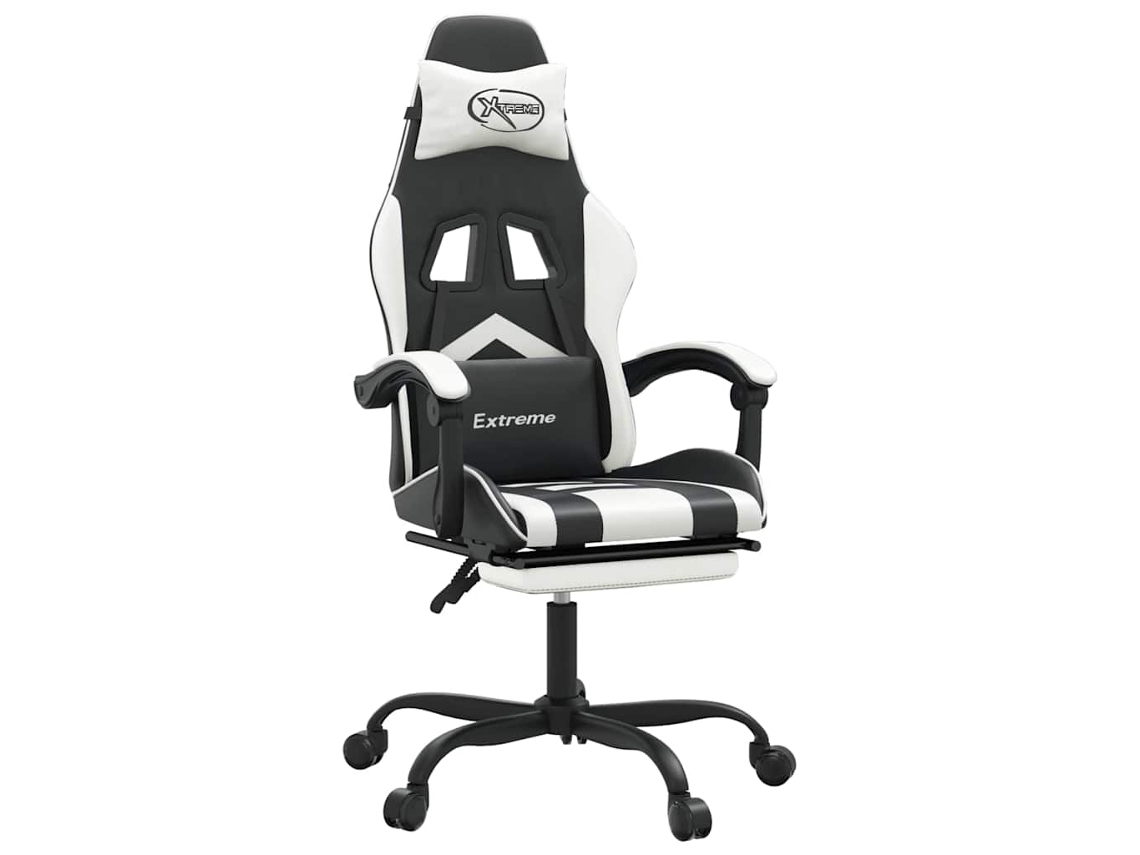 Gaming Chair, Gaming Chairs Vidaxl Branco Couro Artificial