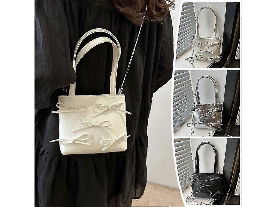 Bolsa Com Laço, Estilo Moderno E Doce, Design Avant-garde--black