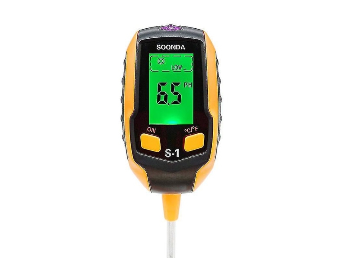 Medidor De Ph Do Solo 4 Em 1, Testador De Umidade, Teste Digital De Solo