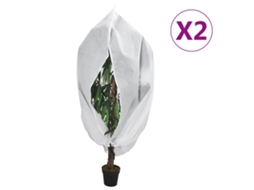 Vidaxl Coberturas Para Plantas Com Fecho 2 Pcs 70 G/m² 3,93x3 M