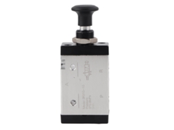 Válvula Solenoide Pneumática De Mão 2 Posições 3 Vias 3r310-10 Alumínio Anti-corrosão