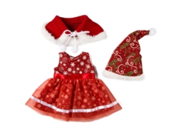 Roupas De Natal Para Bonecas 18 Polegadas Acessórios De Boneca Traje De Papai Noel