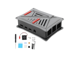 Capa De Proteção Com Módulo De Ventilador De Resfriamento Para Raspberry Pi 4b 1g 2g 4g