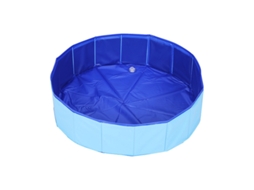Piscina de Pvc Dobrável Redonda para Natação para Animais de Estimação para Cães Dobrável 4 Estações Cama para Casa Piscina de Verão