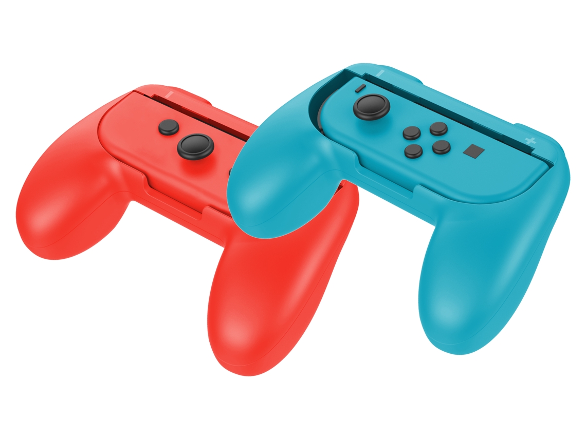 Grips Comando Nintendo Switch ARDISTEL Joy-com em Azul e Vermelho