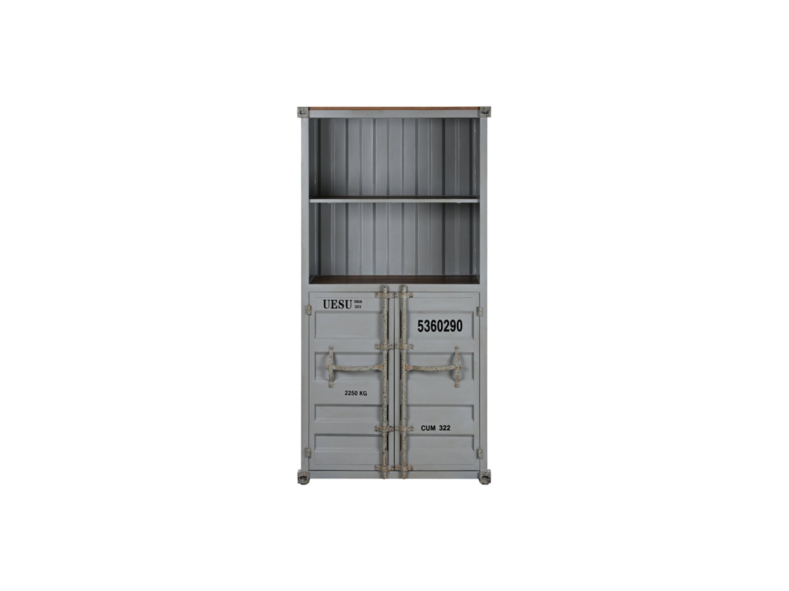 Prateleira de Metal Mdf Cinza, 87x44x168,5cm ALEXANDRA HOUSE LIVING