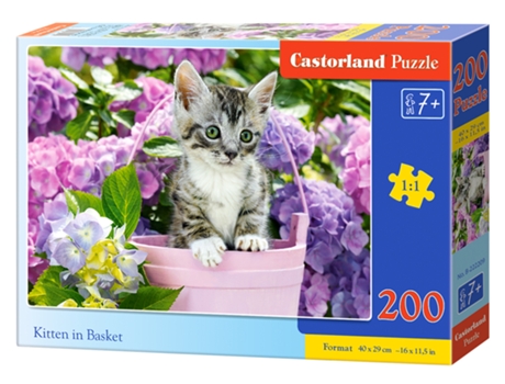 Puzzle CASTORLAND B-222209 200 Peças Animais