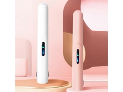 Modelador E Alisador 2 Em 1, Mini Alisador Recarregável Via Usb, Alisador De Cabelo Sem Fio Com 3 Temperaturas Ajustáveis, Branco Nostalgia88