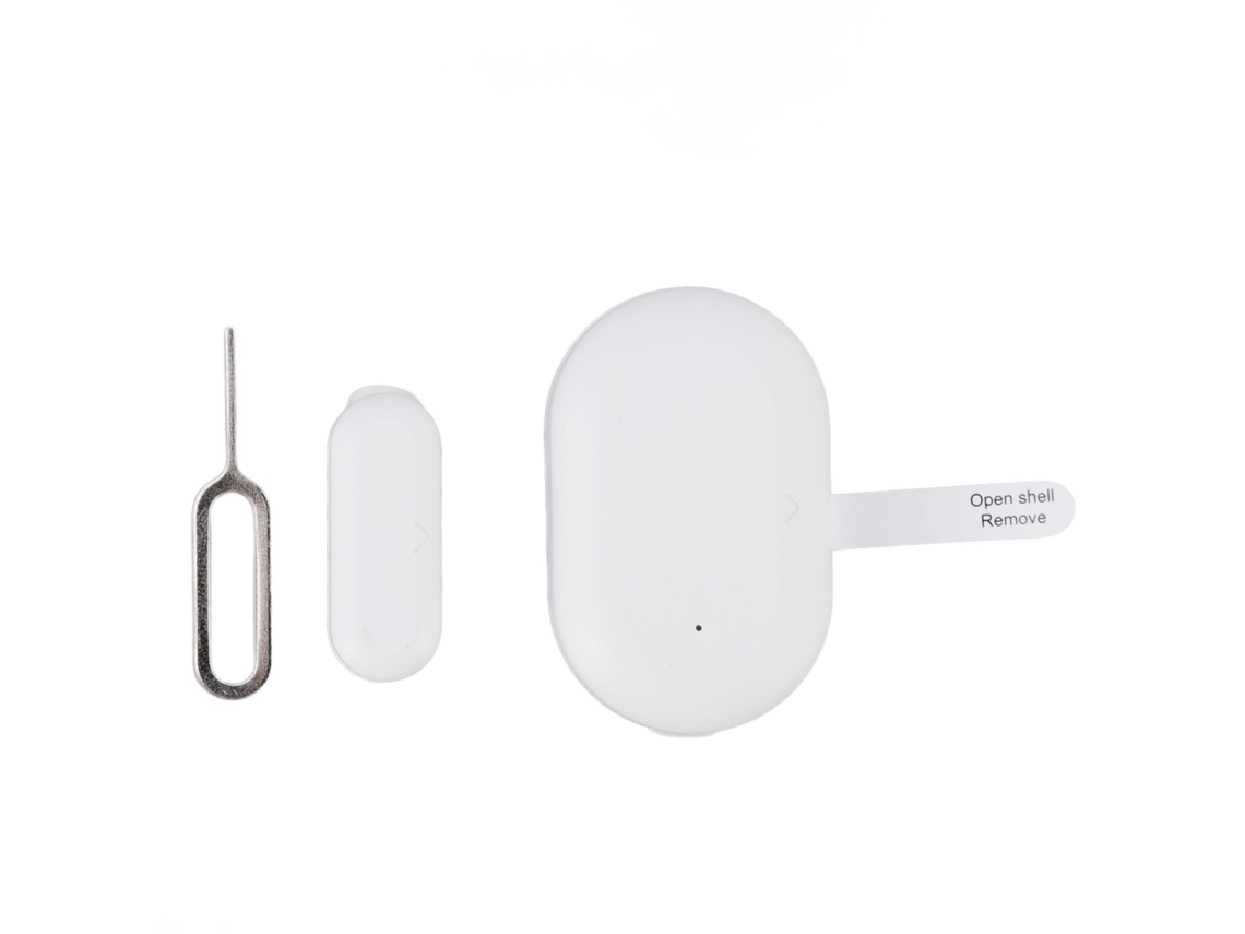 Sensor Inteligente de Porta e Janela Sem Fio Controle Remoto Alarme Segurança Residencial Zigbee Tuya | S/MARCA