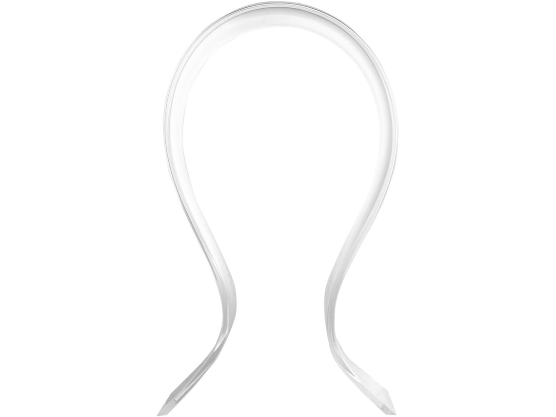 Suporte Para Fones De Ouvido Em Acrílico Transparente Com Design Simples E Elegante, Resistente A Arranhões, Ideal Para