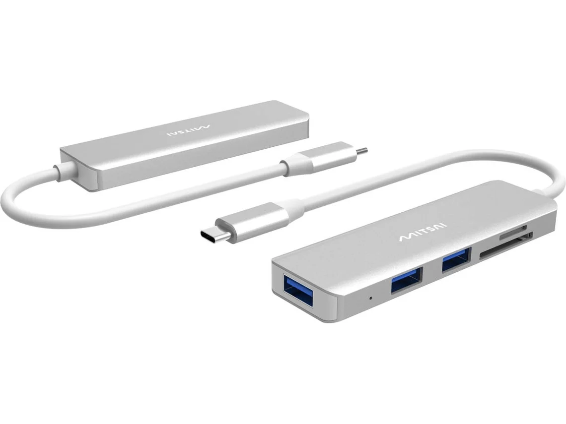 Hub MITSAI Usb-C 4 em 1 (Outlet Caixa Aberta - USB 3.0 - SD)