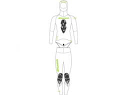 Wetsuit N.A.T. 101 Camu 5.5 Mm Verde Msalvimar