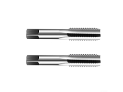 Conjunto De 2 Chavetas Rosca Hss M3, Ferramenta De Corte Rosca Métrica, Canal Helicoidal Para Usinagem De Furos Cegos Em