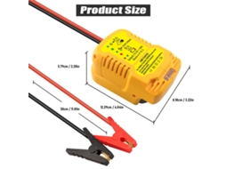Laxiscreed Fonte De Energia De Emergência 12v Para Carro, Ideal Para Carregar Baterias Específicas