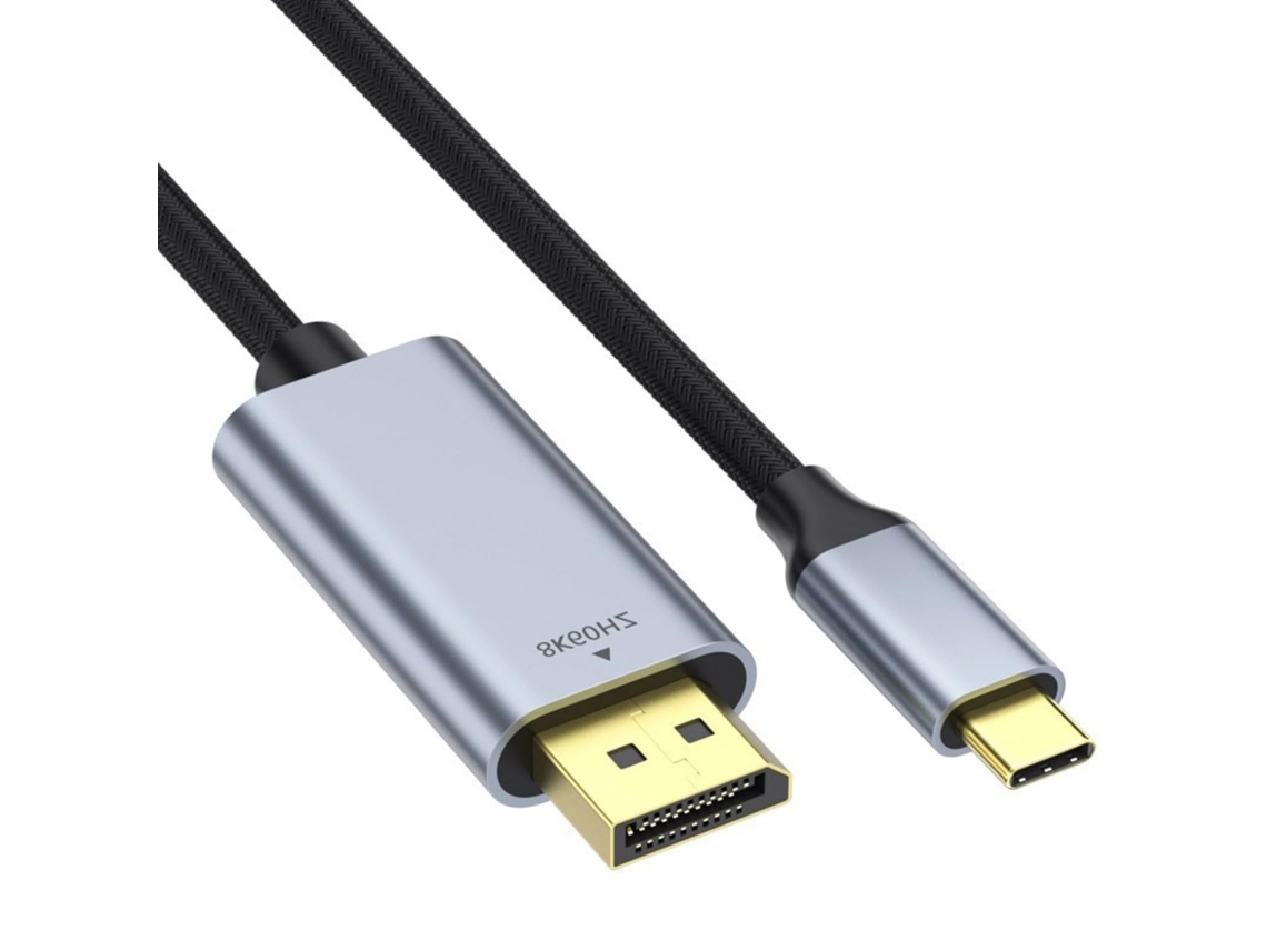 Cabo Conversor Leve Usb c para Dp14 para Conectar Computadores e SFUSHOS