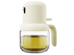 Tanque De Armazenamento De Óleo Bege Com Spray, Grande Diâmetro, Fácil De Limpar, Recipiente De Dupla Função Para Assar E Grelhar Ao Ar Livre.