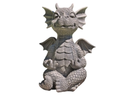 Estátua De Dragão De Resina E Escultura Artística Dragão Buda