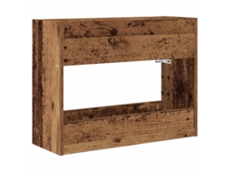 Conjunto 1 Suporte De Guarda-sol Vidaxl Castanho Derivados De Madeira (65 X 24 X 50 Cm)