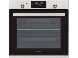 Forno SHARP K71V28IM2 (78 L - 59.2 cm - Pirolítico - Inox)