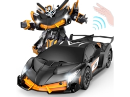 Carrinho um Presente Interativo para Pais e Filhosd830 34cm Laranja/preto Lamborghini Modo Duplo Versão Tripla Elétrica CHENNNLS