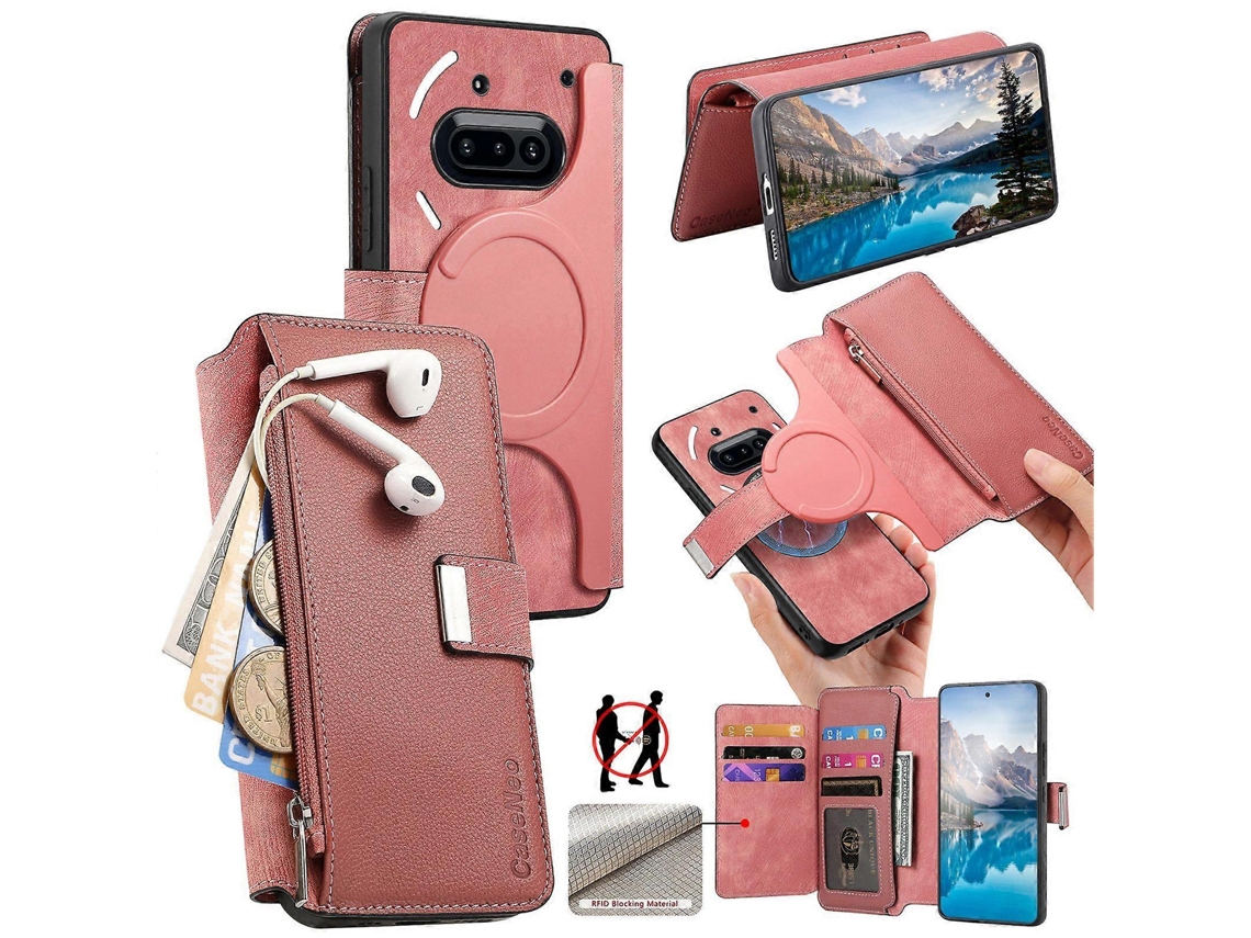 Capa Flip Magnética Removível Para Celular (3a)