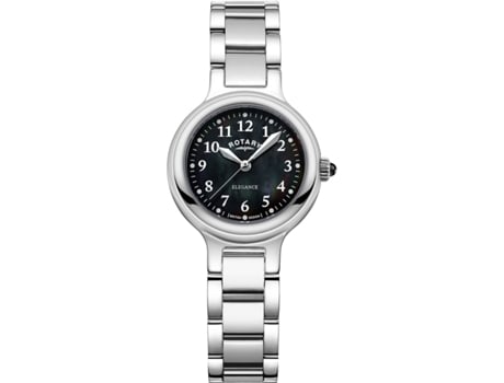 Relógio feminino prata aço inoxidável Lb05135/38 ROTARY
